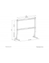 neomounts Stojak pod TV DS45-430BL18 STAND LCD 45-90 200X800 - nr 22