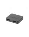lanberg Splitter video HDMI- 2x HDMI 4K + port USB-C czarny - nr 1