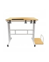 maclean Mobilne biurko regulowane MC-124 W regulacja wysokości 67-115cm, max 50kg, blat 80x60 cm - nr 9