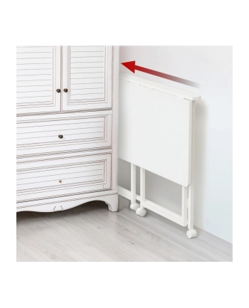 maclean Biurko, stolik z kółkami MC-1250W 100x50 cm blat, max 50kg Białe nr 2