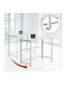 maclean Biurko, stolik z kółkami MC-1250W 100x50 cm blat, max 50kg Białe - nr 6