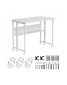 maclean Biurko mobilne MC-126W 50 kg Białe - nr 9
