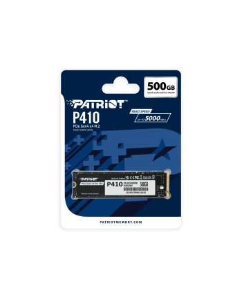 patriot Dysk SSD 500GB P410 PCIe M.2 Gen4 x4 NVMe 1.4 2280 5000/2300MB/s nr 1