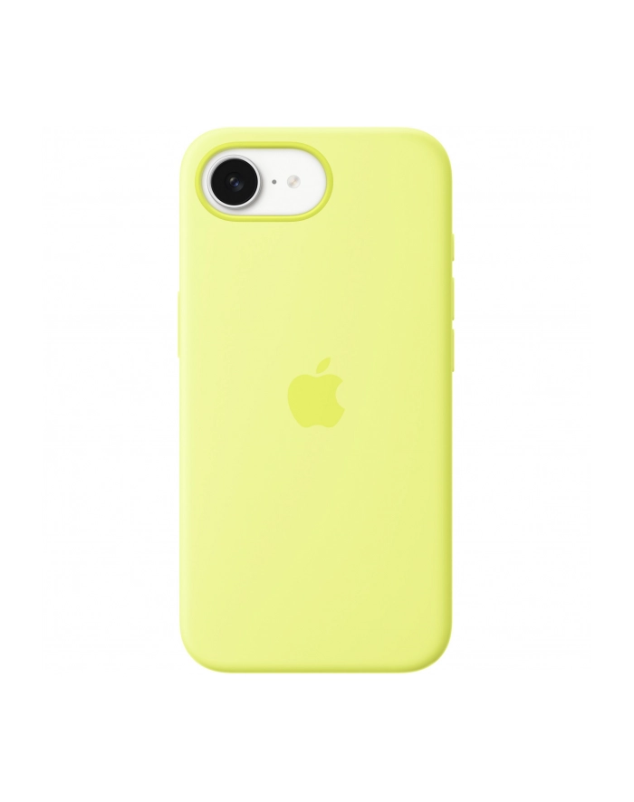 apple Etui silikonowe do iPhonea 16e - neonowy żółty główny