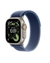 apple Watch Ultra 3 GPS + Cellular, koperta 49 mm z tytanu w kolorze naturalnym, opaska Trail w kolorze niebieskim/jaskrawoniebieskim - rozmiar S/M - nr 1