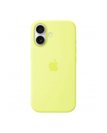apple Silikonowe etui do iPhone'a 17 z MagSafe Neon Yellow