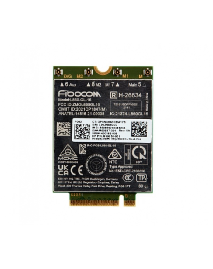 hp inc. Modem 4G LTE-AP WWAN 7P993AA główny