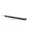 digitus Listwa zasilająca PDU Rack (620mm) z zabezpieczeniem przeciwprzepięciowym + filtr EMI/RFI, 9 gniazd Schuko CEE 7/3 (45 stopni ), kabel 2m wtyk Unischuko CEE - nr 12