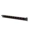 digitus Listwa zasilająca PDU Rack 19', 9 gniazd Schuko CEE 7/3 (45 stopni ), kabel 2m wtyk IEC C20, 16A, aluminiowa - nr 8