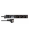 digitus Listwa zasilająca PDU Rack 19' z zabezpieczeniem przeciwprzepięciowym + filtr EMI/RFI, 7 gniazd Schuko CEE 7/3, kabel 2m, wtyk Unischuko CEE 7/7, 16A, - nr 21