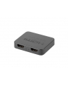 lanberg Splitter video HDMI- 2x HDMI 4K + port USB-C czarny - nr 1
