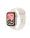 apple Watch SE 3 GPS koperta 40 mm z aluminium w kolorze księżycowej poświaty, pasek sportowy w kolorze księżycowej poświaty - rozmiar S/M - nr 1