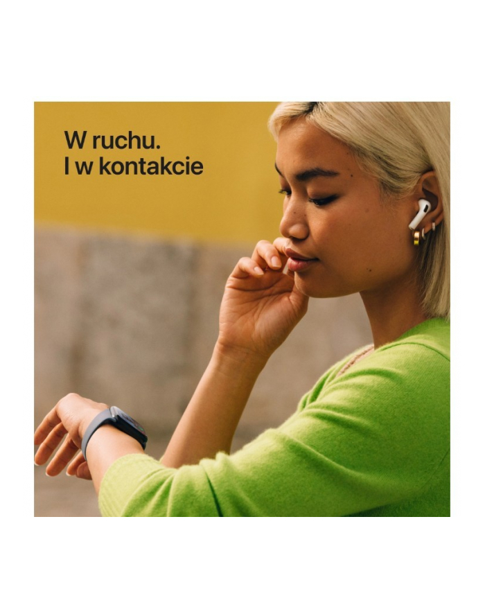 apple Watch SE 3 GPS koperta 40 mm z aluminium w kolorze północy, pasek sportowy w kolorze północy - rozmiar M/L główny