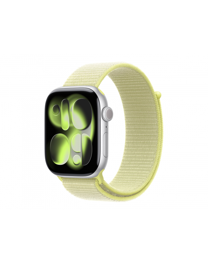 apple Opaska sportowa w kolorze neonowym żółtym do koperty 46 mm główny