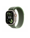 apple Opaska Trail w kolorze zielonym/neonowej zieleni do koperty 49 mm - rozmiar M/L - elementy z tytanu w kolorze naturalnym - nr 2