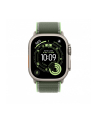 apple Opaska Trail w kolorze zielonym/neonowej zieleni do koperty 49 mm - rozmiar M/L - elementy z tytanu w kolorze naturalnym - nr 3