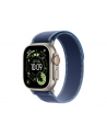 apple Opaska Trail w kolorze niebieskim/jaskrawoniebieskim do koperty 49 mm - rozmiar S/M - elementy z tytanu w kolorze naturalnym - nr 5