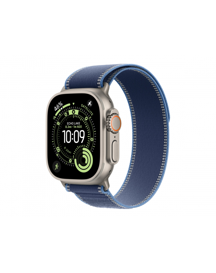 apple Opaska Trail w kolorze niebieskim/jaskrawoniebieskim do koperty 49 mm - rozmiar M/L - elementy z tytanu w kolorze naturalnym główny