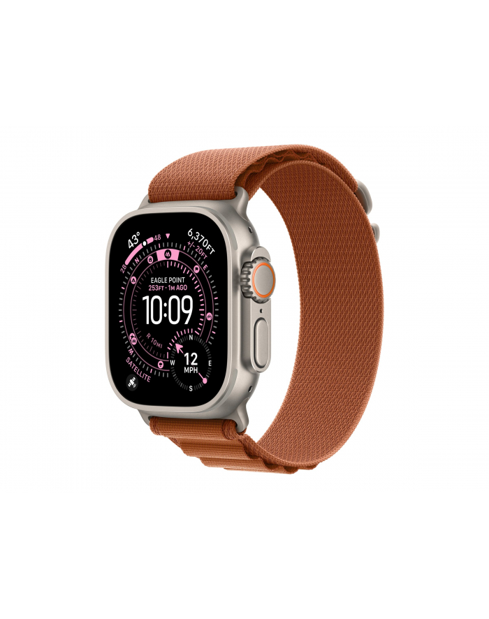apple Opaska Alpine w kolorze terakoty do koperty 49 mm -  rozmiar L - elementy z tytanu w kolorze naturalnym główny
