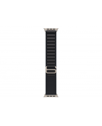 apple Opaska Alpine w kolorze czarnym do koperty 49 mm - rozmiar S - elementy z tytanu w kolorze naturalnym