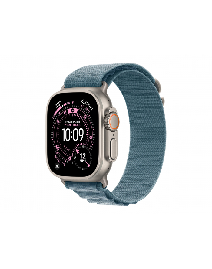 apple Opaska Alpine w kolorze jasnoniebieskim do koperty 49 mm - rozmiar S - elementy z tytanu w kolorze naturalnym główny