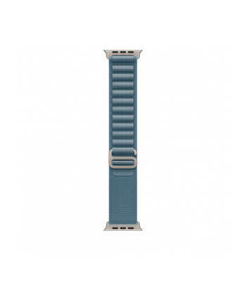 apple Opaska Alpine w kolorze jasnoniebieskim do koperty 49 mm - rozmiar M - elementy z tytanu w kolorze naturalnym