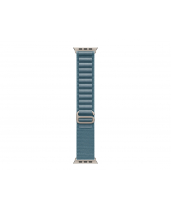 apple Opaska Alpine w kolorze jasnoniebieskim do koperty 49 mm - rozmiar M - elementy z tytanu w kolorze naturalnym