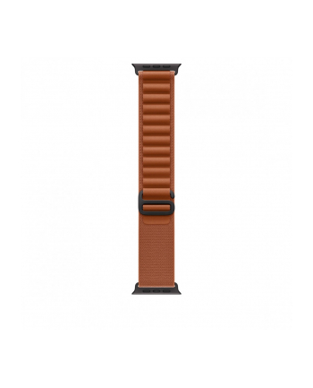 apple Opaska Alpine w kolorze terakoty do koperty 49 mm - rozmiar S - elementy z tytanu w kolorze czarnym