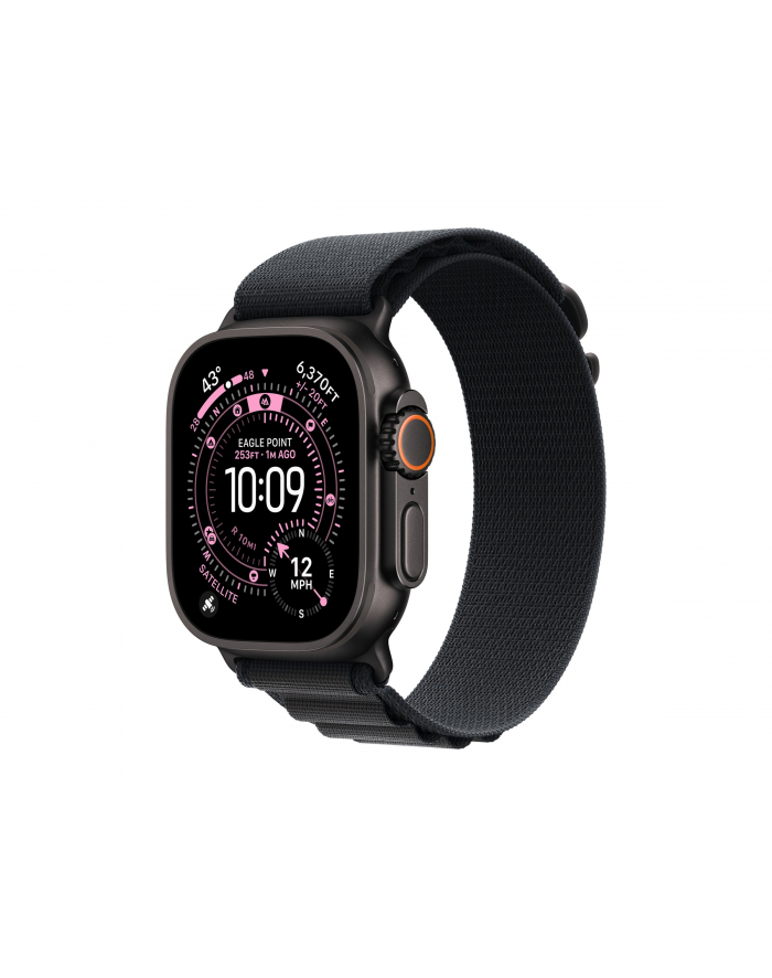 apple Opaska Alpine w kolorze czarnym do koperty 49 mm - rozmiar M - elementy z tytanu w kolorze czarnym główny