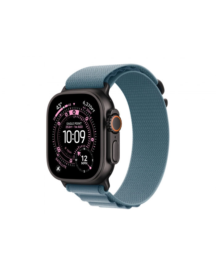 apple Opaska Alpine w kolorze jasnoniebieskim do koperty 49 mm - rozmiar S - elementy z tytanu w kolorze czarnym główny