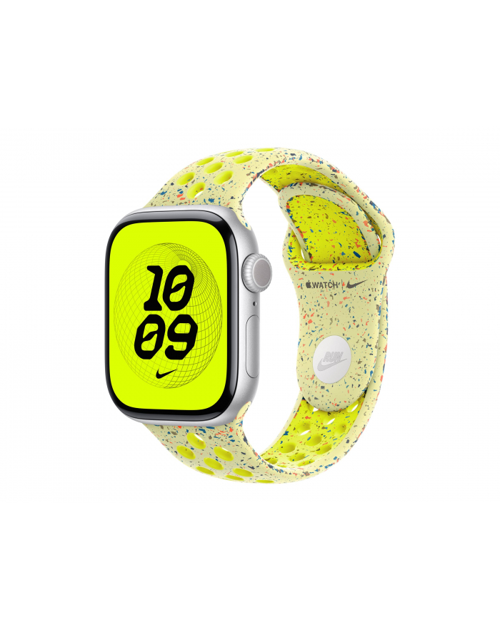 apple Pasek sportowy Nike w kolorze promiennym zielonożółtym do koperty 42 mm - rozmiar S/M główny