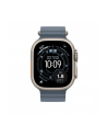 apple Pasek Ocean w kolorze marynarskiego granatu do koperty 49 mm - elementy z tytanu w kolorze naturalnym - nr 3