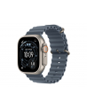 apple Pasek Ocean w kolorze marynarskiego granatu do koperty 49 mm - elementy z tytanu w kolorze naturalnym - nr 5