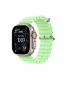 apple Pasek Ocean w kolorze neonowej zieleni do koperty 49 mm - elementy z tytanu w kolorze naturalnym - nr 2