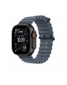apple Pasek Ocean w kolorze marynarskiego granatu do koperty 49 mm - elementy z tytanu w kolorze czarnym - nr 2