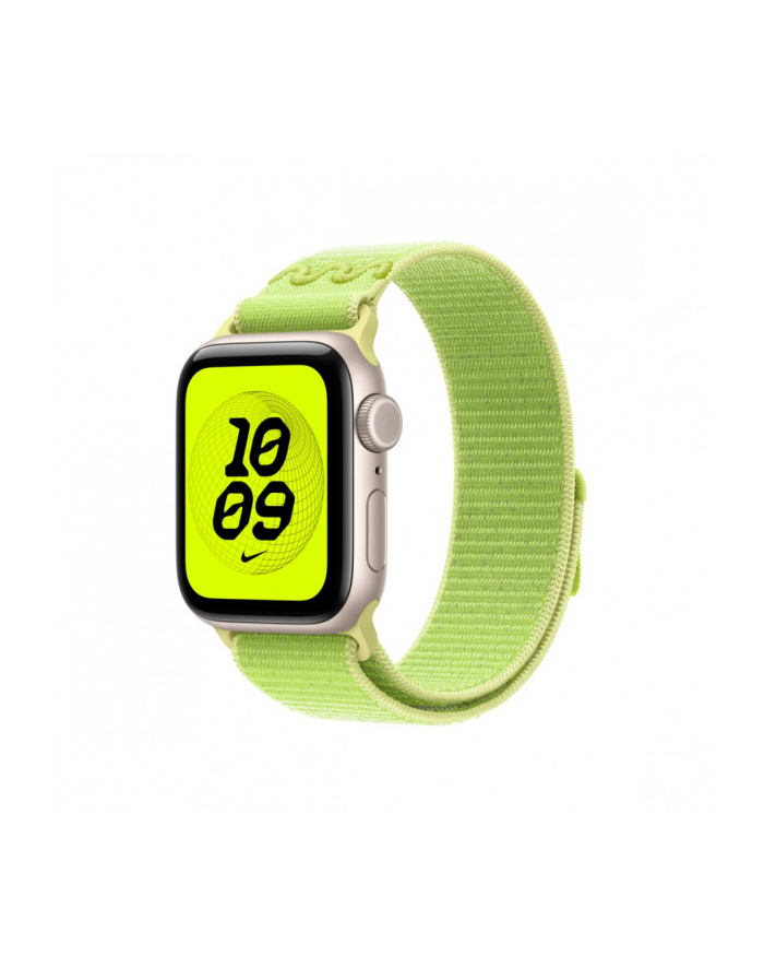 apple Opaska sportowa Nike w kolorze promiennym zielonożółtym do koperty 40 mm główny