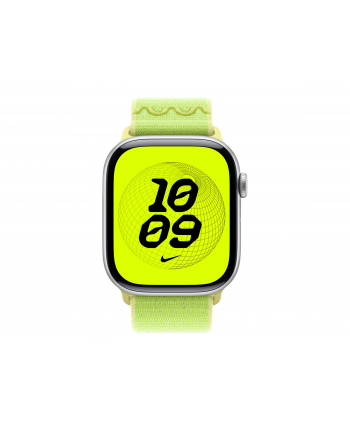 apple Opaska sportowa Nike w kolorze promiennym zielonożółtym do koperty 46 mm