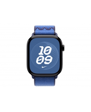 apple Opaska sportowa Nike w kolorze Blue Ribbon do koperty 46 mm