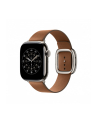 apple Pasek w kolorze karmelu z klamrą nowoczesną do koperty 42 mm - rozmiar M - nr 2