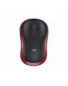 logitech Mysz bezprzewodowa M185 czerwona 910-002237 - nr 2