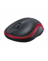 logitech Mysz bezprzewodowa M185 czerwona 910-002237 - nr 4