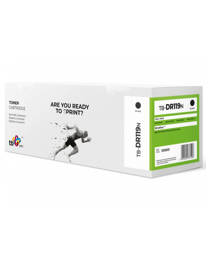 tb print Bęben do Bczerwonyher HL-L1230w DR119 TB-DR119N BK 100% nowy główny