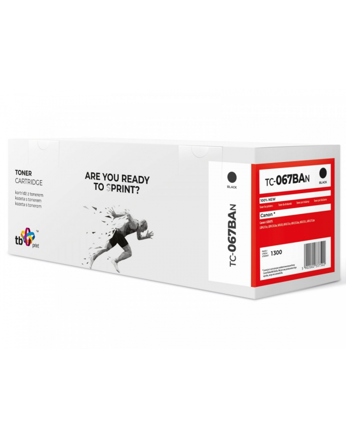tb print Toner do Canon MF650 TC-067BAN BK 100% nowy CRG067 główny