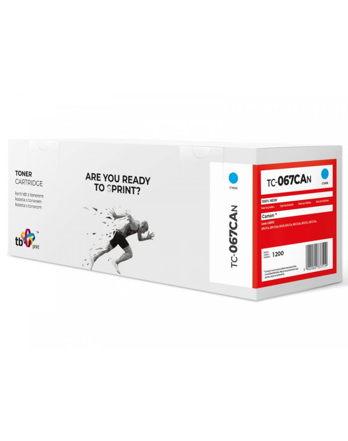 tb print Toner do Canon MF650 TC-067CAN CY 100% nowy CRG067 główny