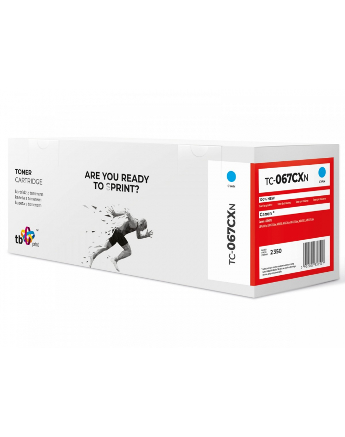 tb print Toner do Canon MF650 TC-067CXN CY 100% nowy CRG067H główny