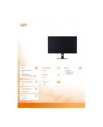 xiaomi Monitor gamingowy G27i 2026 OM4FF-EU