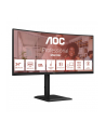 aoc Monitor CU34E4CV 34 cale 120Hz Curved VA HDMIx2 DP RJ45 HAS Głośniki - nr 67