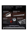axagon Klawiatura HMC-KB-NRD USB-C 5Gbps z wieloportowy hub 9in1, SD/microSD, 3x USB-A, HDMI 4K/60Hz, PD 100W, Audio, Nordic layout, 60cm USB-C kabel - nr 2