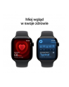 apple Watch Series 11 GPS koperta 46 mm z aluminium w kolorze onyksu, pasek sportowy w kolorze czarnym - rozmiar M/L - nr 5