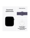 apple Watch Series 11 GPS+Cellular koperta 42 mm z aluminium w kolorze srebrnym, pasek sportowy w kolorze mlecznego fioletu - rozmiar S/M - nr 6